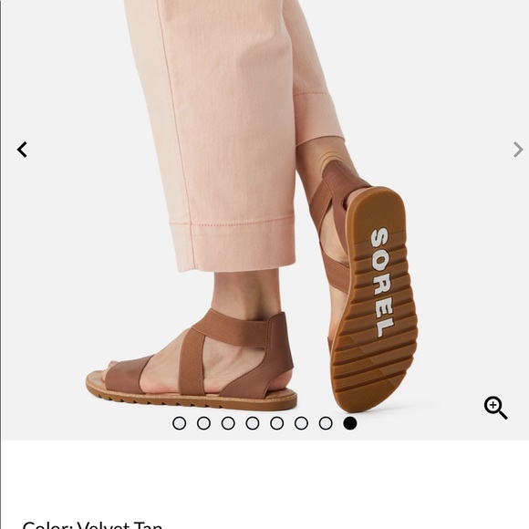 Sorel Women's Ella II Sandal - 10.5 - Velvet Tan - Picture 2 of 11